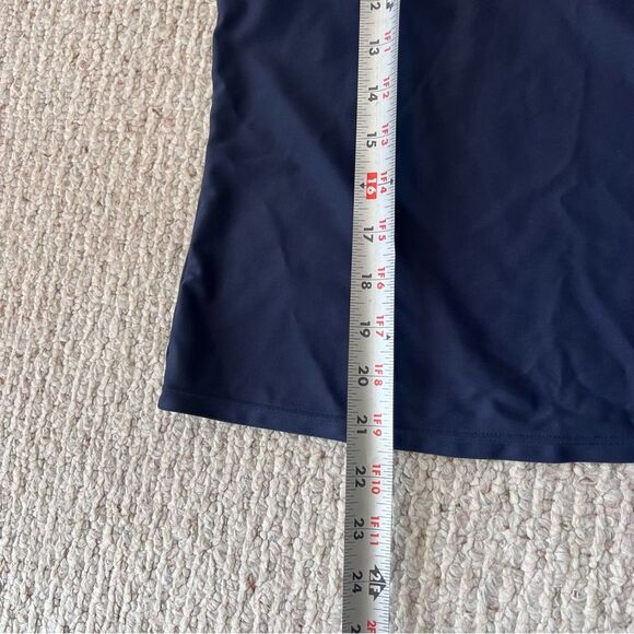 Athleta Navy Blue Tankini Top Size 36 B/C - Picture 7 of 9